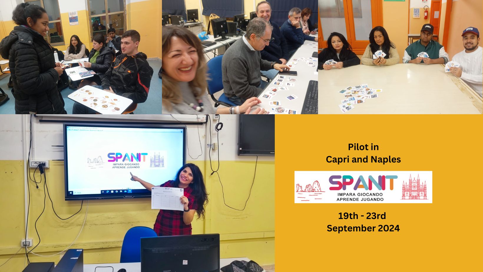 SPANIT Card Kit: a resounding success in Piloting for adult Italian and Spanish learners and teachers.